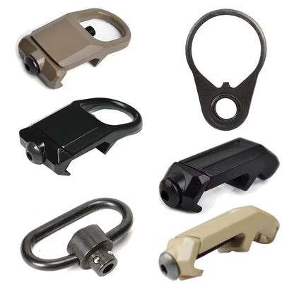 GBB Quick Detach Release QD Sling Rotating Scope Mounting Ring .223 AR15 Hunting Accessories Fits 20mm Rail Weapon QD Adapter