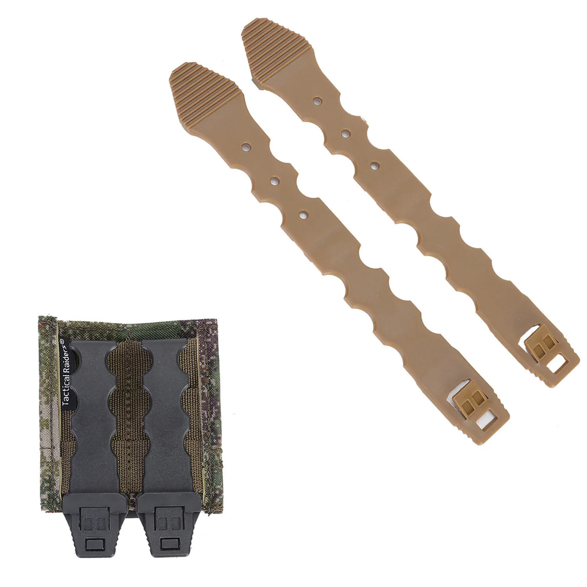 2pcs,MOLLE Tactical Fixing Clip Outdoor Hunting Accessory Nylon Quick Release Strip Fits For Magazine Pouch Backpack Vest