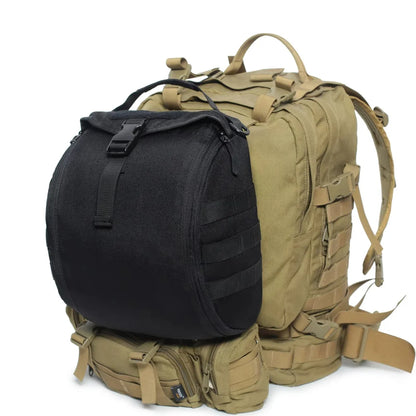 Tactical Helmet Bag MOLLE Mount Multi-Purpose Outdoor Sports Hunting Combat Training Airsoft Fast Helmet Storage Carrying Pouch