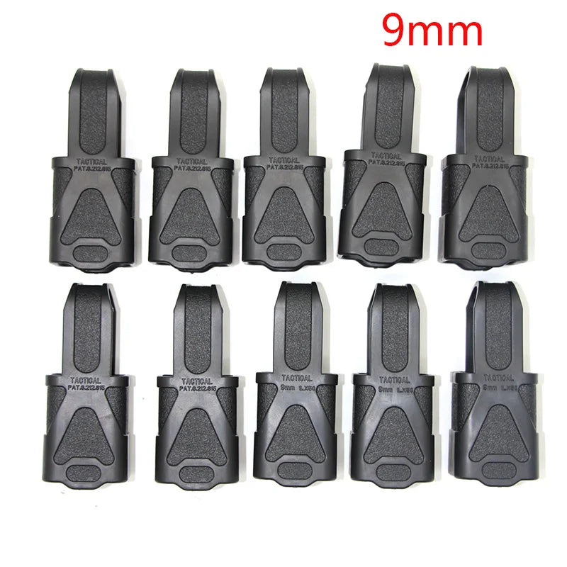 6/10PCS Tactical 9mm Magazine Pouch Rubber Holster Universal Pistol Mag Sleeve Cover for G17 19 Beretta M9 SIG P226