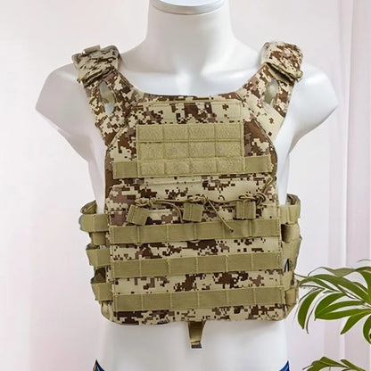 kaevixdiodjusta le Molle Vest Body Armor Vests Security Hunting Outdoor CS Game Training Jacket
