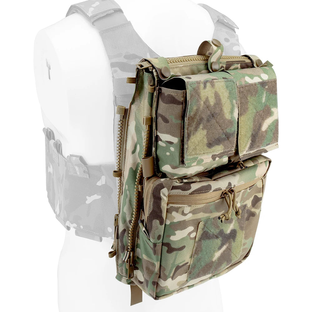 Advanced Tactical Panel Backpack Plate Carrier Pouch Bag Hunting Airsoft Vest Accessories for LV-119 Militar Assault Vest