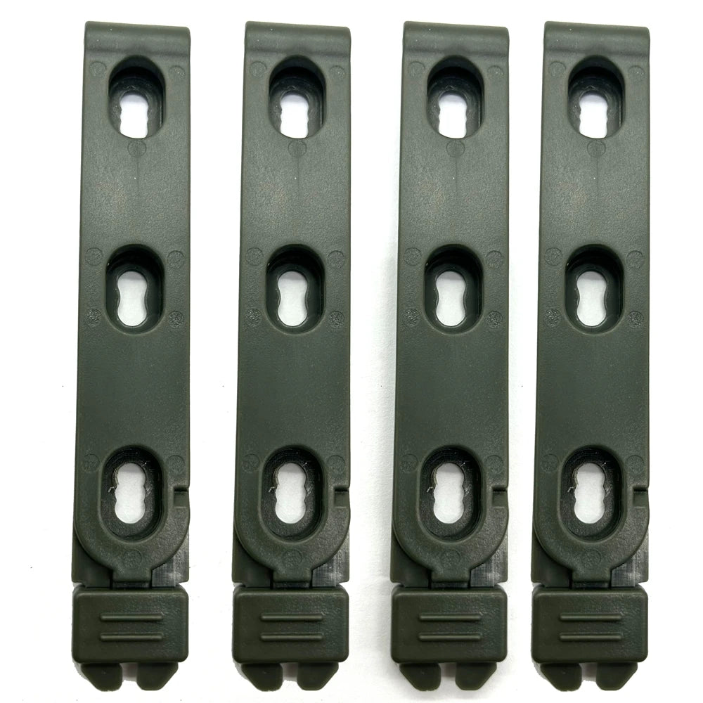Tactical Molle Clips Clamp Molle Attachment for 5.56/7.62 Soft Shell Magazine Pouch Universal Knife Sheath Back Clips,2PCS 4PCS