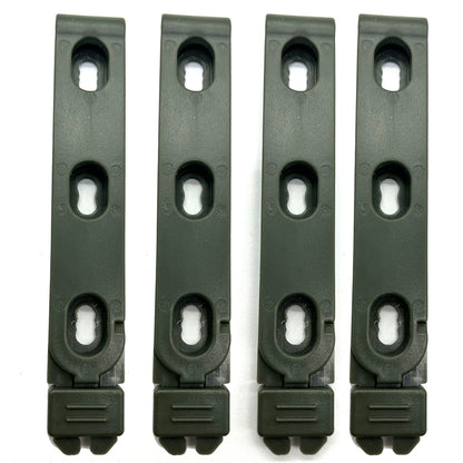 Tactical Molle Clips Clamp Molle Attachment for 5.56/7.62 Soft Shell Magazine Pouch Universal Knife Sheath Back Clips,2PCS 4PCS
