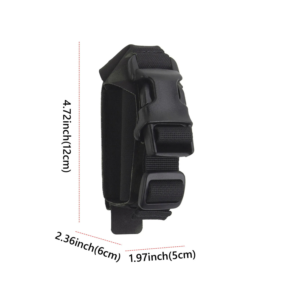 Grenade Pouch Small Hunting Accessories Single Flashbang Pouch Compact Stretch Bag for Outdoor Activities