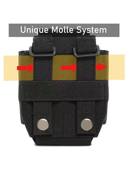 Molle Handcuffs Pouch Shackles Holder Case Quick Draw Universal Handcuff Holster Standard Chain Cuffs Cover Belt Pouch