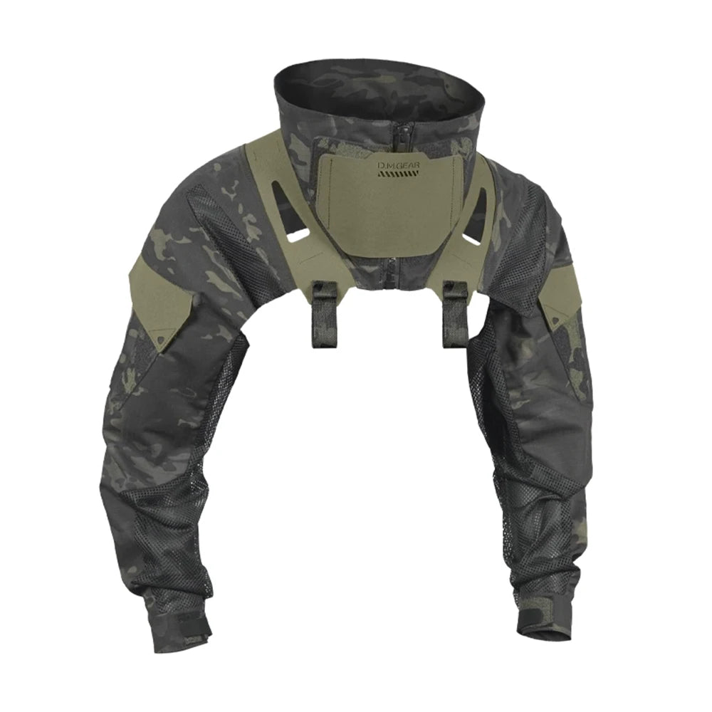 Tactical Combat Uniform Long Sleeve Clothing Hunting Accessories  Breathable Comfortable Compatible Tactical Chest Rig