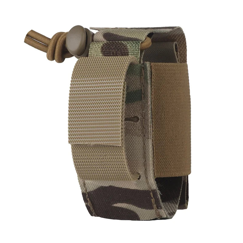 MOLLE Panel Multifunctional Camouflage Grenade Pouch for M67 Grenades, Flashbangs, Smoke Grenades, and Throwable Devices Storage