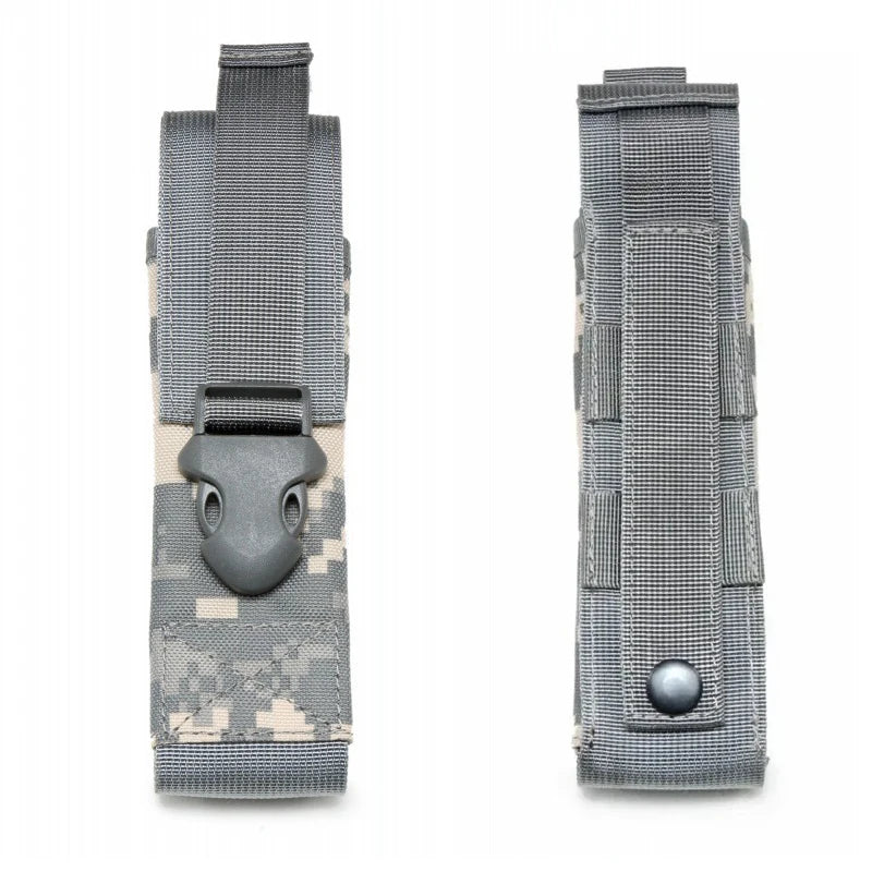 Outdoor Flashlight Bag Multifunctional MOLLE Nylon Waist Pack Belt Bag Pocket Hunting Backpack Accessories