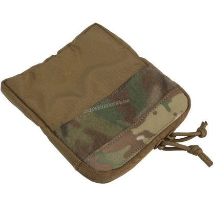 Tactical Slim Small Half Pocket Kangaroo Insert Pouch Zipper Bag FERRO STYLE Outdoor Storage DOPE Front Flap Hunting Accessories