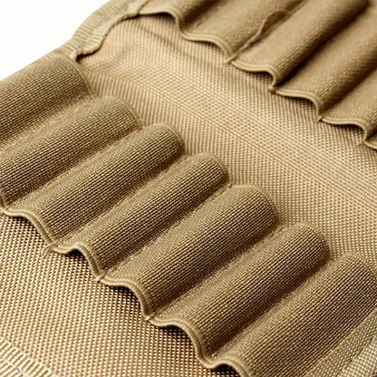 Tactical 14 Round Foldable Ammo Carrier Bag Molle Shotgun Bullet Shell Holder Cartridge Hunting Accessories