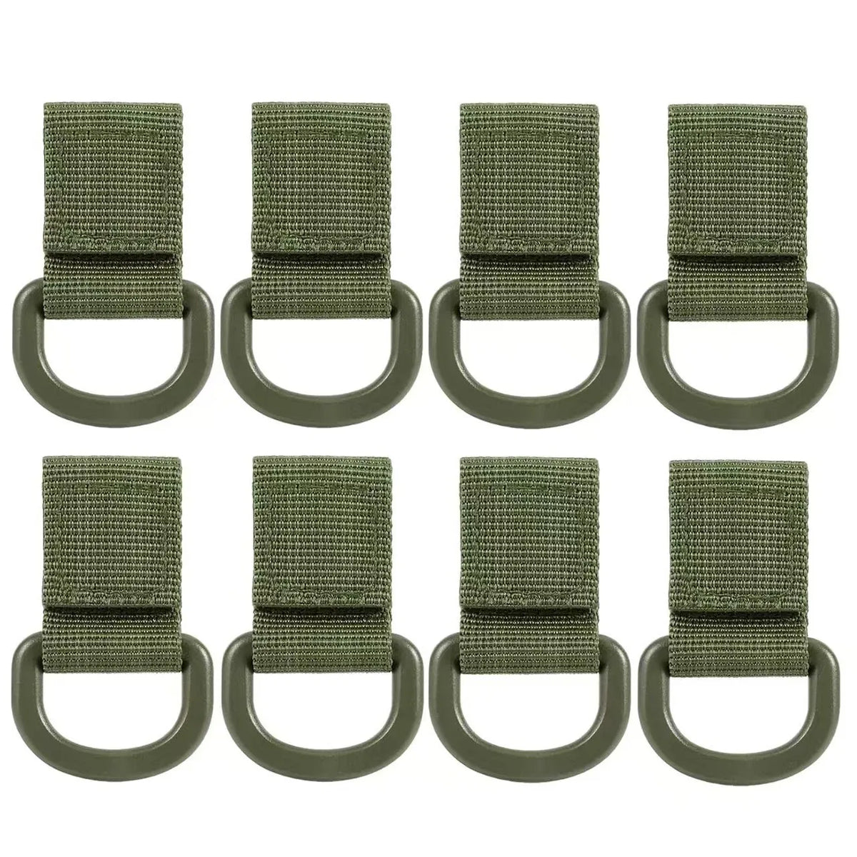 Tactical Webbing D-Ring Hook Hanger for Belt Molle Gear Nylon Strap Key Holder Outdoor Camping Hiking Hunting Tool Accessories
