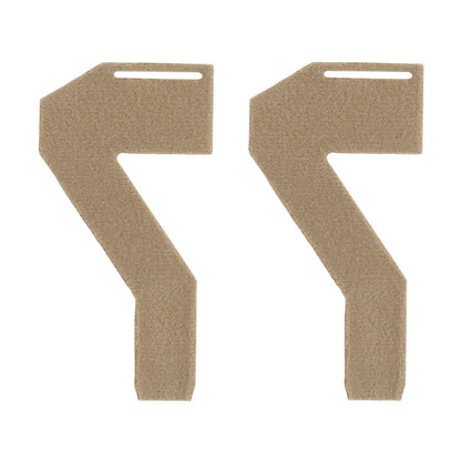 2Pcs/Set MOLLE Clip Hook and Loop Magic Fastener, Diagonal Tilt Magic Fastener Strap for Tactical Mag Bag Pistol Magazine Pouch