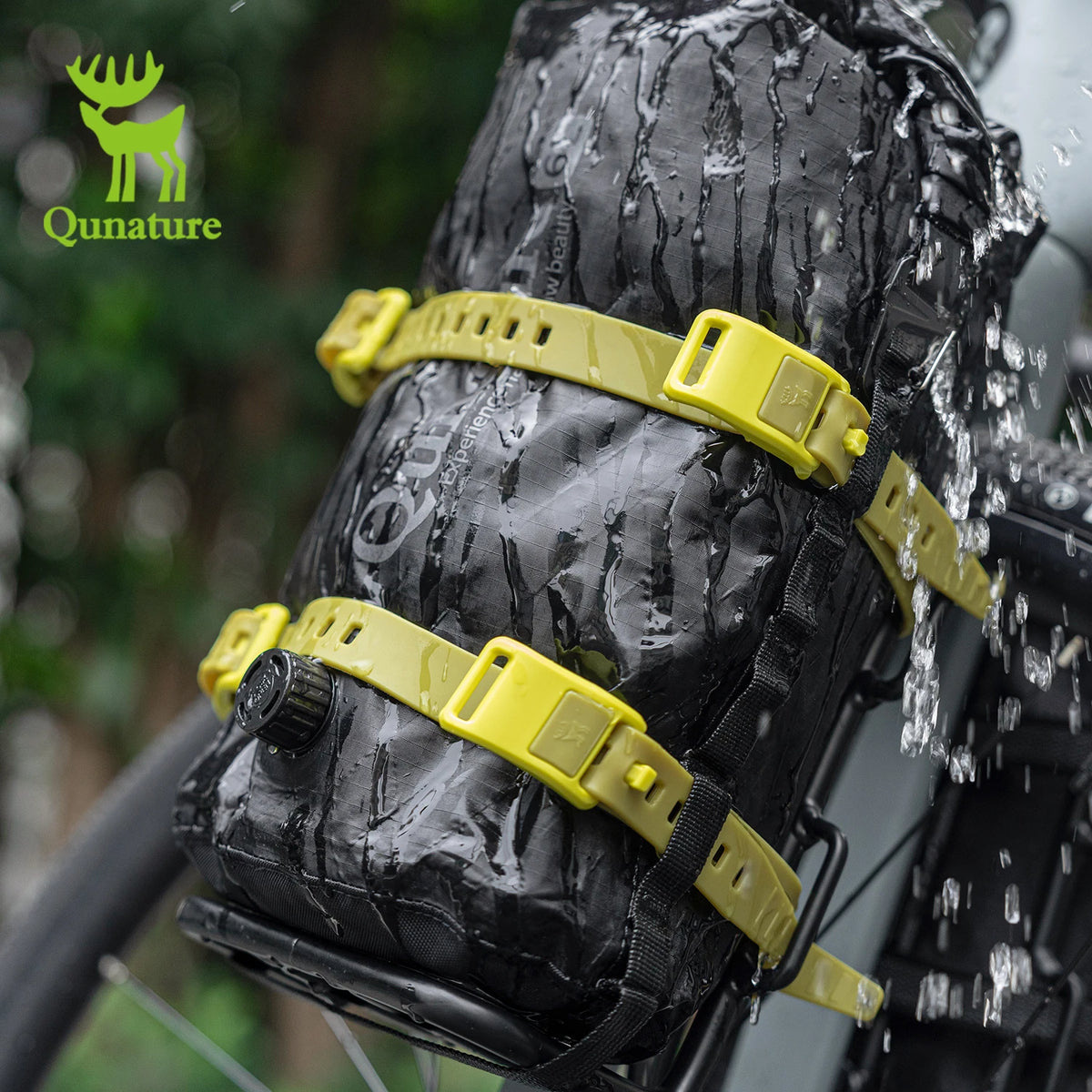 Qunature Cycling Outdoor Binding Strap  Multifunctional TPU Strap High Load Capacity Cargo Securing Bike Bag Water Bottle Holder