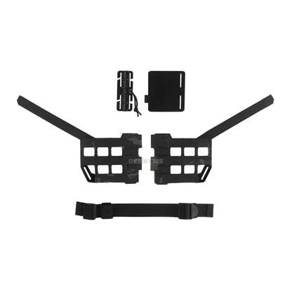 Tactical Chest Rig Expansion Kit Scalable Design Tactical Vest Molle Front Panel Hunting Vest Airsoft Training Gear  Accessories
