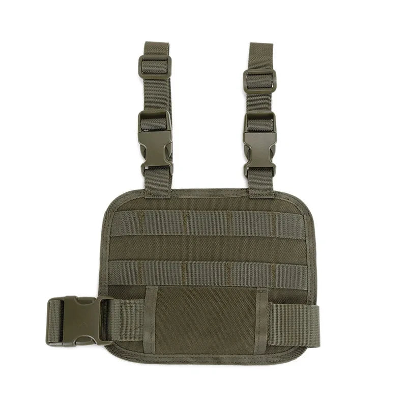 Leggings Pannier,Tactical Drop Leg Platform Board,Molle Style,Thigh Leg Panel,Hanging Board,Portable Cartridge Clip Pouch