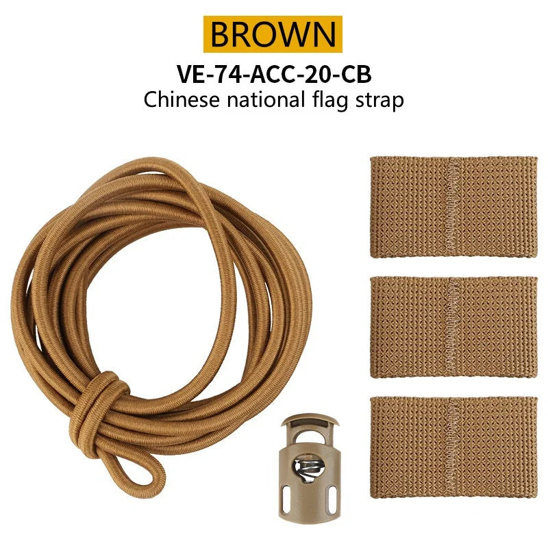 Ophidian Tac Tactical Bungee Elastic Fasten , MOLLE Vest Tool Organizer Cord Attachment Kits for Outdoor Camping Hunting EDC