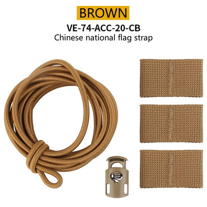 Ophidian Tac Tactical Bungee Elastic Fasten , MOLLE Vest Tool Organizer Cord Attachment Kits for Outdoor Camping Hunting EDC
