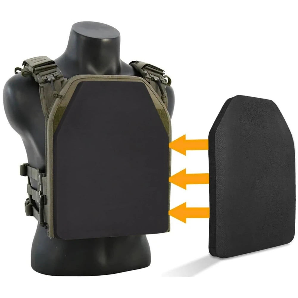 Tactical Airsoft Foam Plates EVA Airsoft Paintball Foam SAPI Pad for Vest Inner Liner Foam Plates 12x10Inch