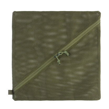 16x16in Reinforced Mesh Utility Pouch Durable Camo Storage for Outdoor Travel Survival Gear Organization