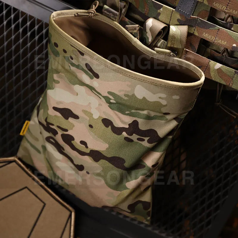 Emersongear Tactical Drop Pouch Foldable Dump Bag MOLLE Utility Organizer EDC Belts Pocket Hunting Camping Combat Nylon EM6032