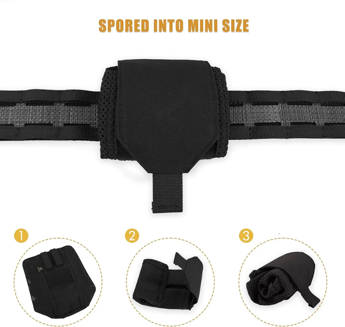 Tactical Pouch Dump Pouch Molle Net Recovery Pocket Charger Foldable for Belt Vest Tactical Backpack