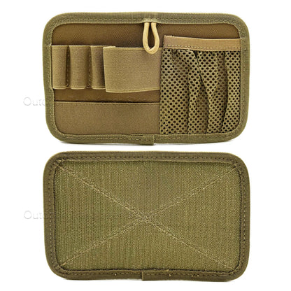 Tactical Modular Hook Loop Panel EDC Organizer Inner Separation Pouch for Hunting Accessories Tools Equipment Organizer Board