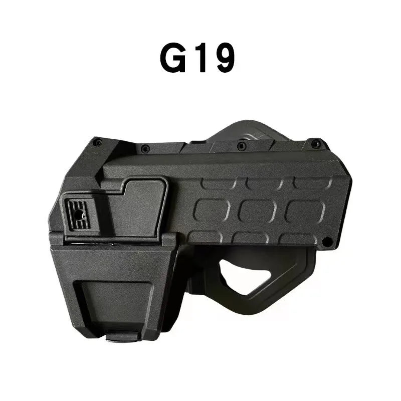Movable Gun Holsters for Colt 1911 GlockG 17 18 Airsoft Pistol Gun Holster Fit Flashlight or Laser Mounted Right Hand with Sling