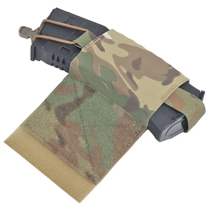 Tactical Elastic MBITR Radio Holder Wingman Pouch AR M4 5.56 Magazine Storage Shock Cord Retension Hunting Vest Accessories