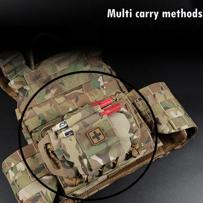 MOLLE IFAK Tactical First Aid Kit Survival Outdoor Hunting Camping Multi-Functional Medical Emergency Bag Pouches