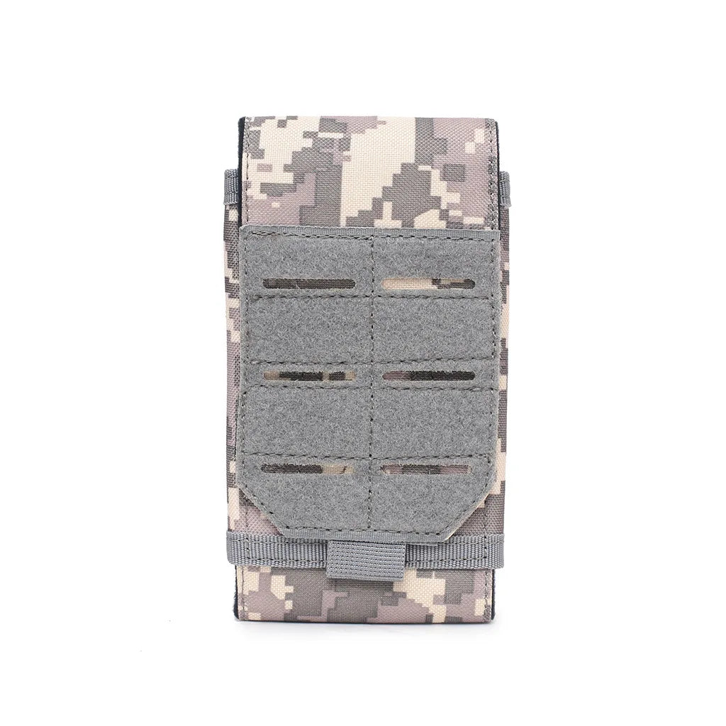 Outdoor Sports Molle Phone Pouch Laser Cut Molle Phone Pouch Waist Pack Camping Hiking Hunting Accessories EDC Tool Bag