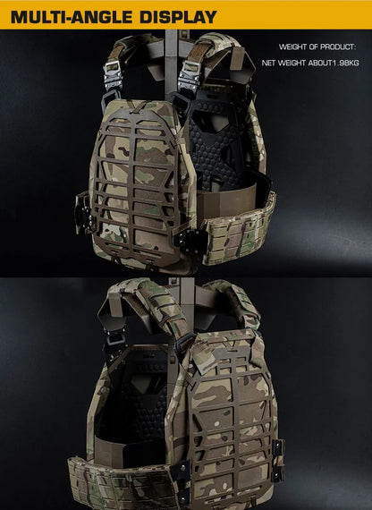 Tactical Vest PFM S&S2.0 Lightweight Combat Quick Release Adjustable Buckle Vest Rescue Rope Hunting Paintball CS Game Vest