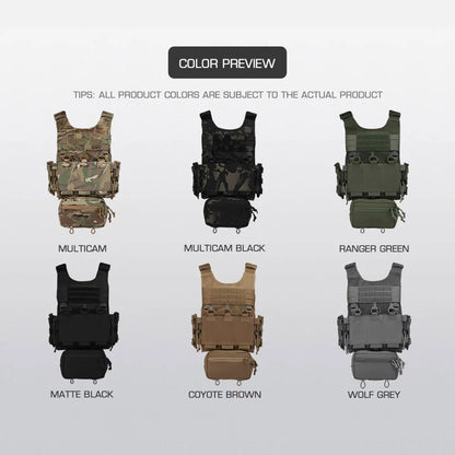 OTB Maritime Version LV119 Plate Carrier Set Lightweight Tactical Hunting Training Vest With Triple Mag Pouch Underbelly Bag