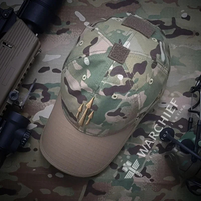 Military Poseidon Tactical Operator Caps Sport Outdoor Navy Blue Multicam Black Hunting Camouflage Baseball Hat