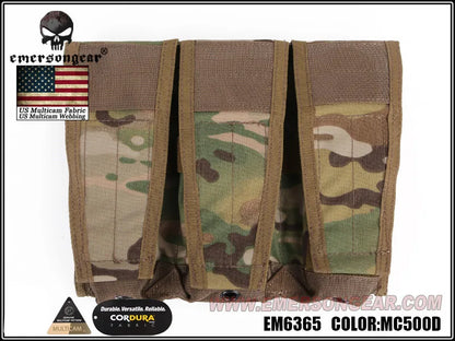 Emersongear Flap Triple Magazine Pouch Mag Storage Purposed Bag Molle System