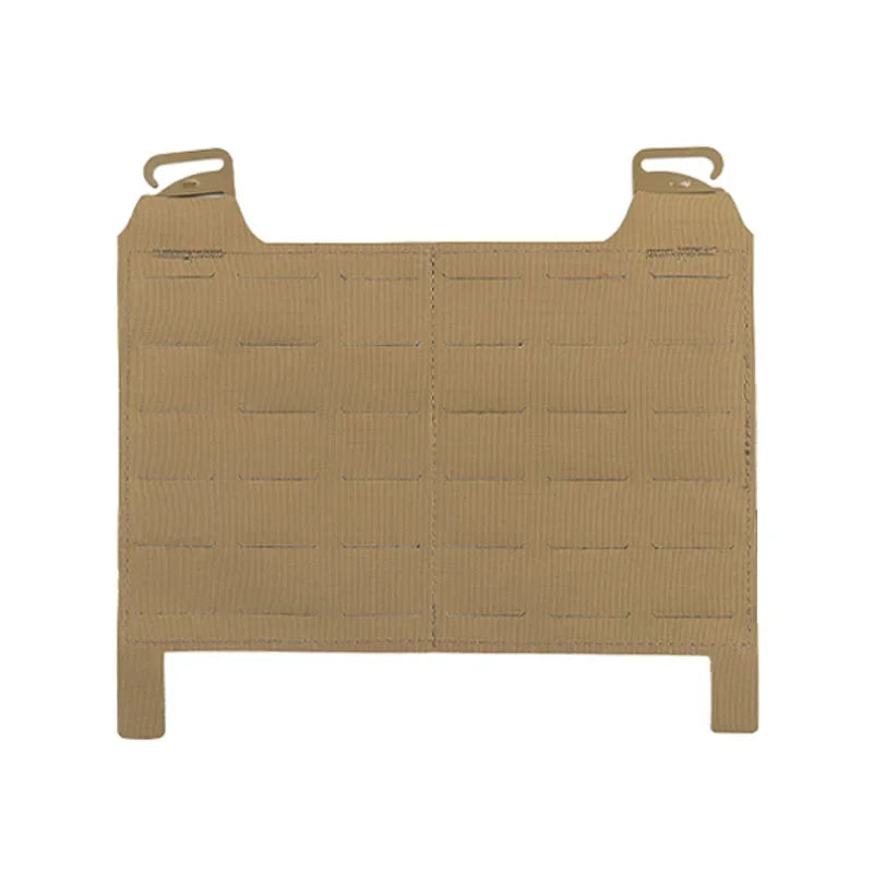 Tactical Vest Molle Front Panel Flat Pouch Expansion Conversion Board /Connecting Buckle Multicolor Laser Cutting