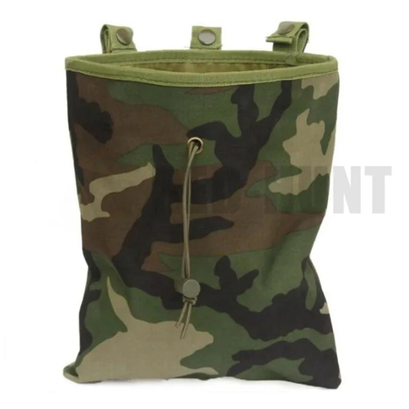 Tactical MOLLE Dump Pouch Utility EDC Recovery Bag Magazine Pouch Recycling Storage Bag  Hunting Accessories