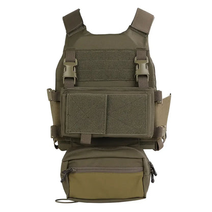 Emersongear Tactical For FCS Style VEST W/MK Chest Rig Set Body Armor Chest Rig Airsoft Hunting Vest Camping Hiking EM7407
