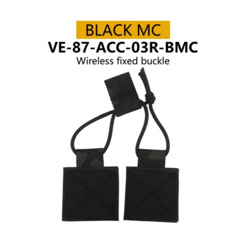 Outdoor Chest Hanging D3CRM Wireless Fixed Buckle Portable External Fixed Walkie Talkie Hook Wire Velvet Sticker Accessories