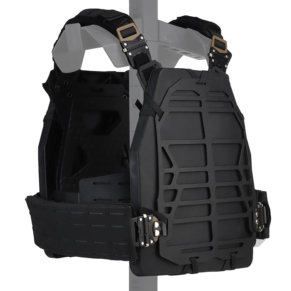 Tactical Plate Frame Modular Vest Lightweight PFM S&S2.0 Quick Release Clasp Plate Carrier Paintball Airsoft Equipment