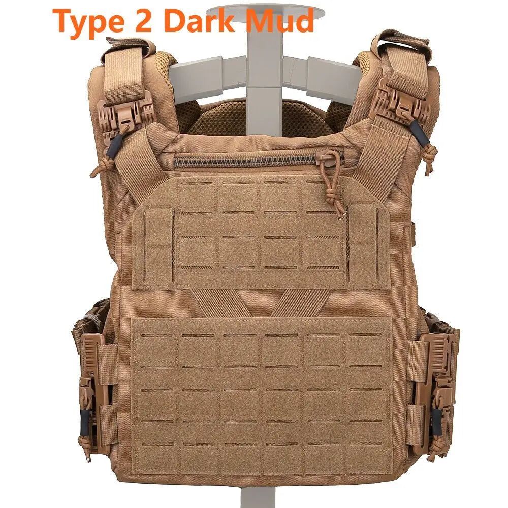 Tactical Vest Plate Carrier 3.0 Mesh Comfortable Quick Release on/off Hunting Cummerbund Fast Adjust Multi-size Airsoft Gear