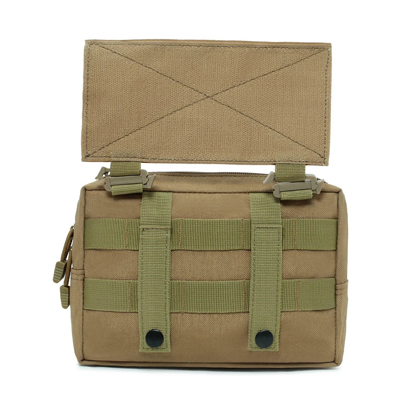 Outdoor Tactical Vest Drop Pouch Molle EDC Dump Pouch Utility Bag For D3 Chest Rig MK3 Vest Plate Carrier Storage Bag