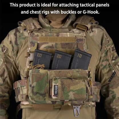 Tactical AVS Adaptive Vest Placard Advanced Hunting MOLLE NAV Front Panel Carrier Quick Add-on AVP Plate Adapter QASM Buckle