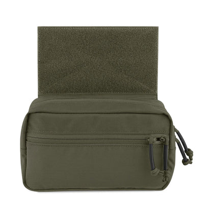 KRYDEX Tactical Drop Pouch Sub Abdominal Carry Kit Tool Bag Fanny Pack with Hook and Loop Panel for Vest Chest Rig