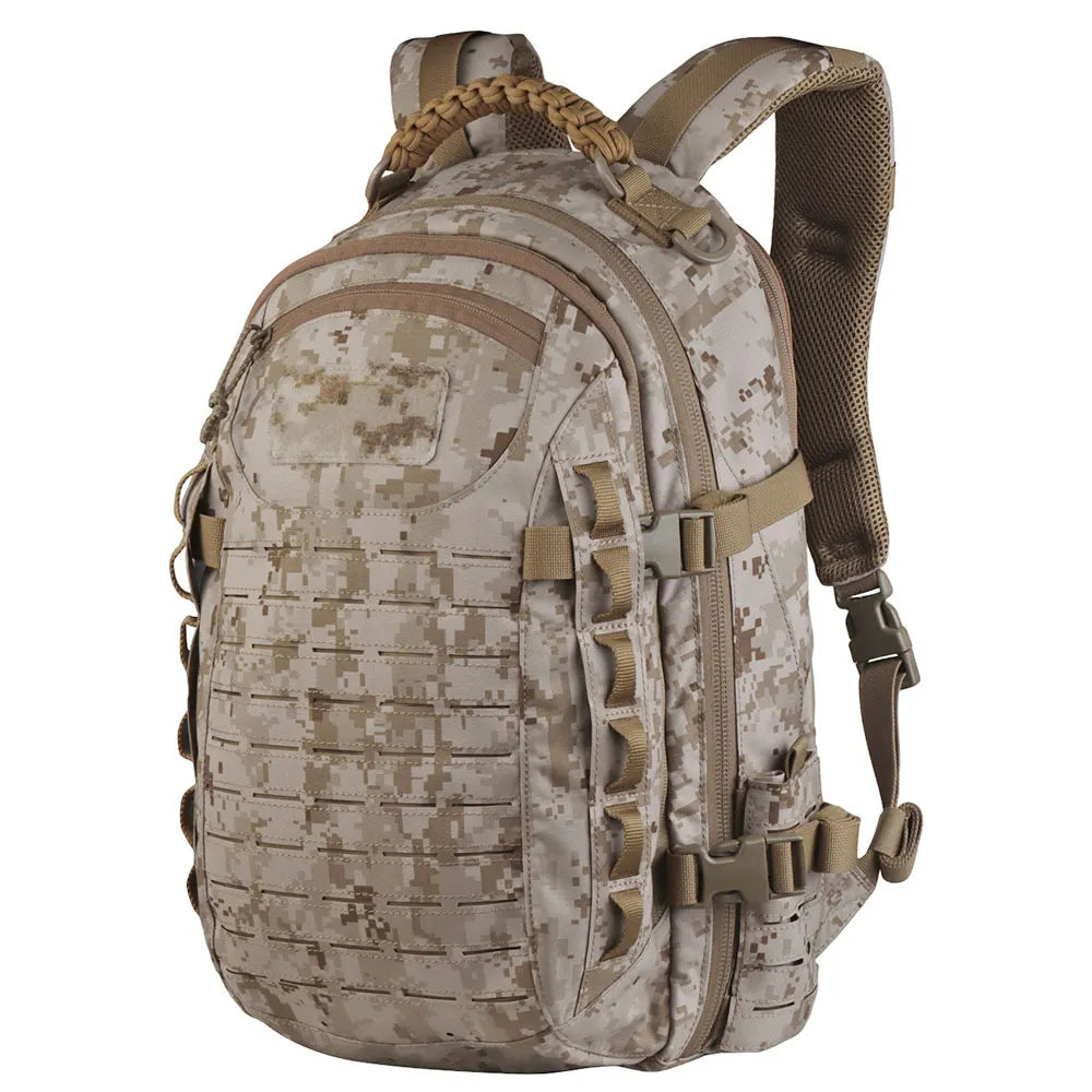 Tactical Multifunctional 25L Large Capacity Assault Backpack Outdoor Comfort Heavy Duty Bag Molle Pack Mission Knapsack