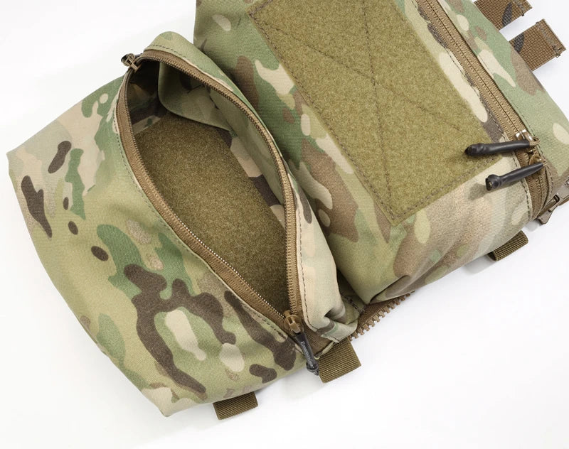 Assault Adapt Banger Back Panel Zip On Rear Pack Tactical Vest GP Pouch Multitools Pocket FCPC V5 Plate Carrier Accessories Bag