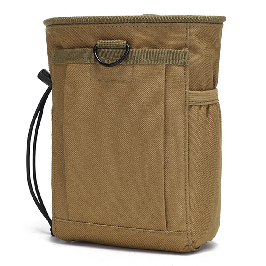 Outdoor new 3-5L camouflage MOLLE 600D nylon recyclable waist bag accessory bag garbage bag