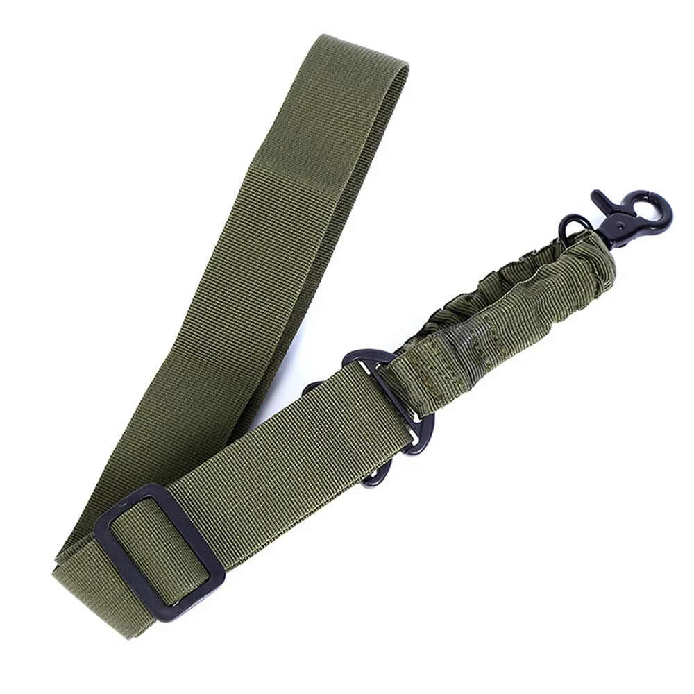 Tactical 1/3 Point Sling Shoulder Strap Multi-function Slant Strap Outdoor Hunting Field Survival Training Tape Accessories