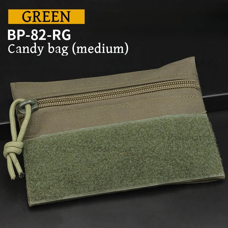 New Outdoor Micro Candy Pouch With Hook&Loop MK3 MK4 Vest Chest Rig Camouflage Portable Storage Camping  Accessories