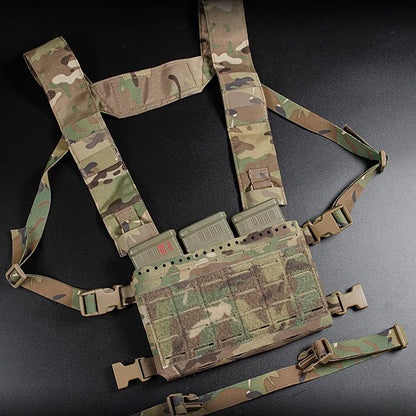 Tactical MOLLE MK5 Chest Rig SS MKV Micro Fight Chassis Placard Kit Loop Airsoft Magazine Pouch Plate Carrier Vest Equipment